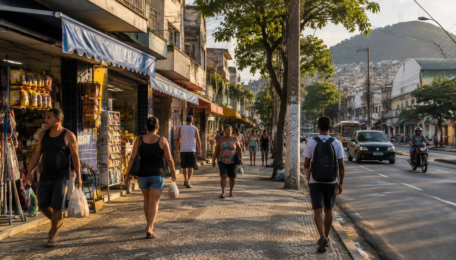 Rua comercial do Méier